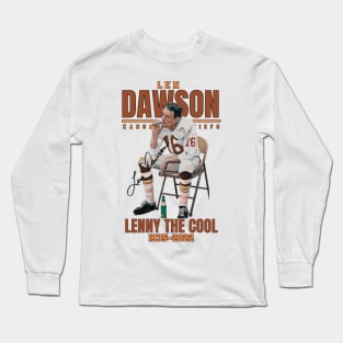 Len Dawson Aesthetic Tribute 〶 Long Sleeve T-Shirt